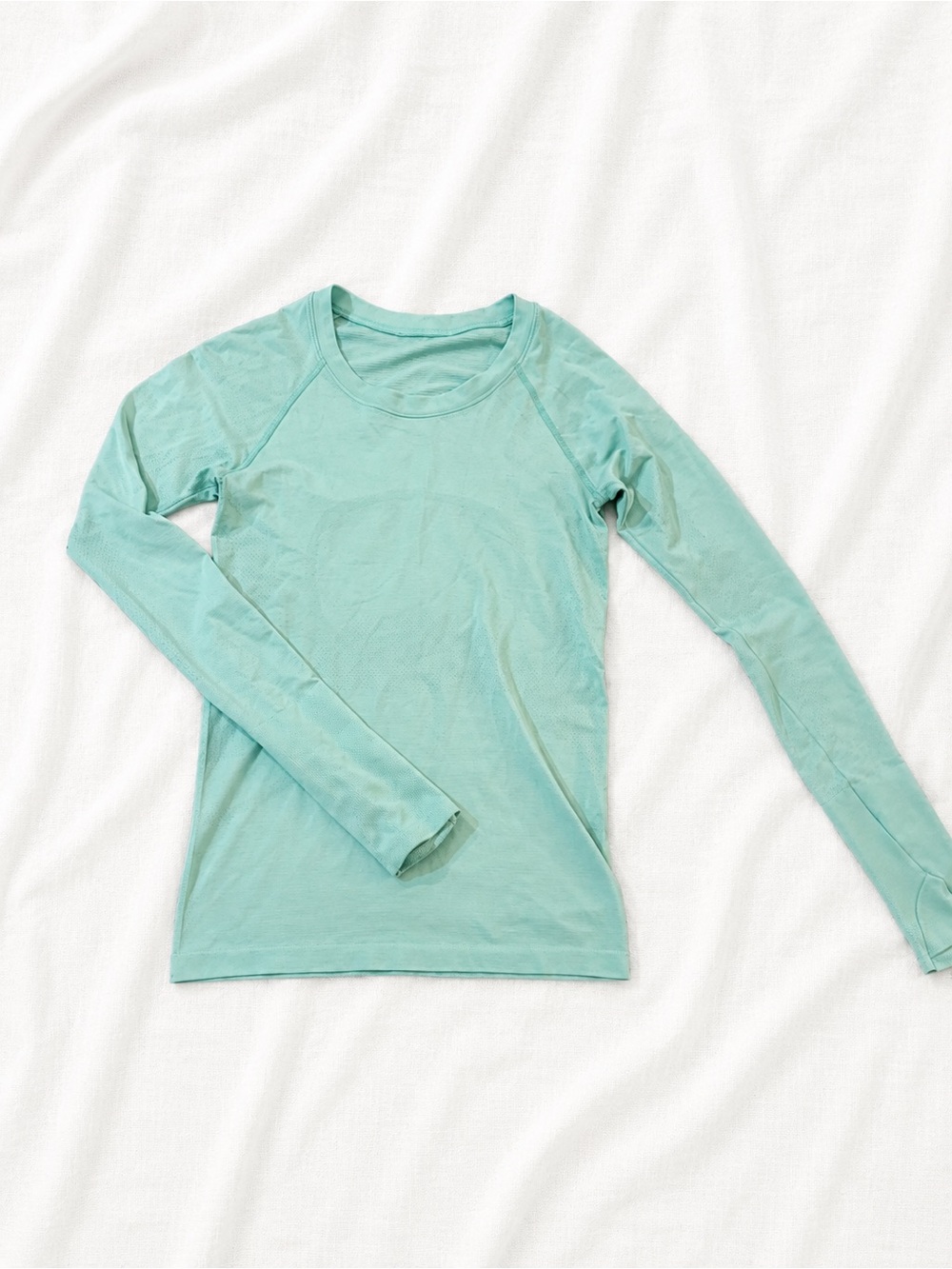 lululemon athletica Mint Green Long Sleeve Top